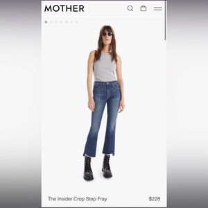 Mother insider step fray in Girl Crush. Size 26. Never worn. See details.